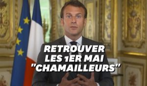 Fête du Travail: les vœux d'Emmanuel Macron pour le 1er mai