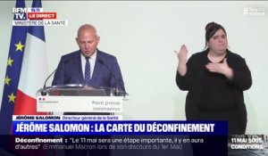 Déconfinement: "Santé Publique France a procédé à des modifications dans certains départements", selon Salomon