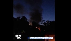 Metz: un violent incendie se déclare dans un vieil immeuble près de l'église Sainte-Ségolène