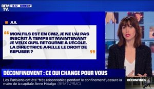 Je veux que mon fils retourne à l'école mais je n'ai pas répondu à temps à la directrice, que faire?