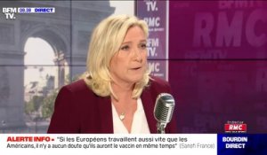 Marine Le Pen: "Bien sûr" que les masques devraient être gratuits en étant remboursés par la Sécurité sociale