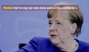 Merkel met le cap sur une zone euro « plus intégrée »