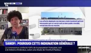 "Le vaccin sera un bien commun": Frédérique Vidal réagit à la démarche de Sanofi