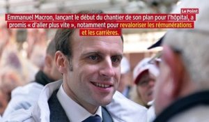 Macron donne le « coup d'envoi » à son futur plan pour l'hôpital