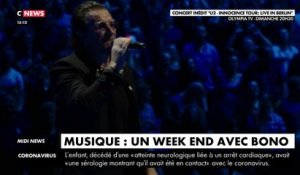 Musique : un week-end avec Bono