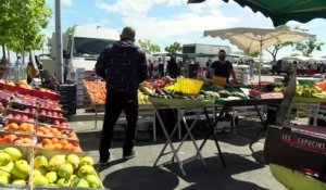 Réouverture du marché à Martigues: clients et commerçants heureux