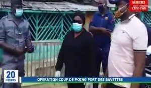 RTG / Ogooué-Lolo - Lancement de l’opération coup de point de port obligatoire de bavette par le gouverneur Marie Françoise Dikoumba