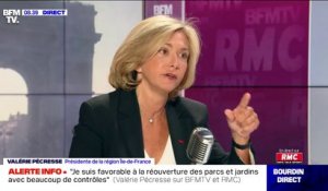 Valérie Pécresse assure que la région "sera prête à rouvrir" les collèges et lycées en juin