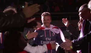 Le discours d'adieu de David Beckham au PSG