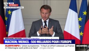 Coronavirus: Emmanuel Macron salue "les gestes de solidarité" européens qui ont "sauvé des vies"
