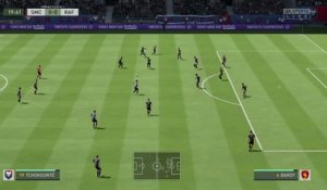 Stade Malherbe de Caen - Rodez AF sur FIFA 20 : résumé et buts (L2 - 36e journée)