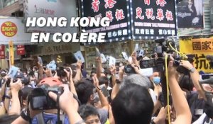 À Hong Kong, les manifestants dans la rue contre la loi sur "la sécurité nationale"