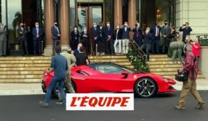 Les coulisses du tournage du film «Le grand rendez-vous» de Claude Lelouch - F1 - Leclerc