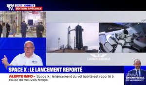 Philippe Willekens (ESA) sur SpaceX: les astronautes "vont rester un peu de temps" à bord, le temps de vider les réservoirs