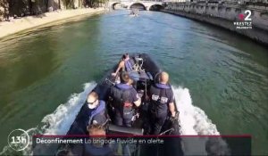 Déconfinement : les quais de la Seine sous surveillance