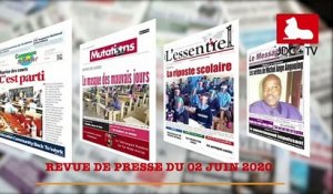 REVUE DE PRESSE CAMEROUNAISE DU 02 JUIN 2020