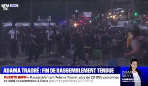 Manifestation pour Adama Traoré: des tensions à la fin du rassemblement
