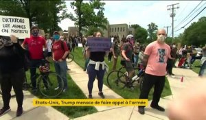 Mort de George Floyd : les manifestants font fi des menaces de Trump