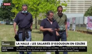 Les salariés de l’enseigne de vêtements La Halle, placée en redressement judiciaire, sont en colère: "On est dégoutés !" - VIDEO