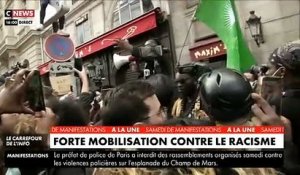 Racisme et violence : Malgré les interdictions plusieurs manifestations se déroulent en ce moment dont une à Paris, Place de la Concorde face à un important dispositif de sécurité