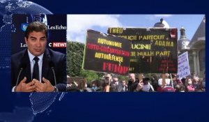 Violences policières en France : pour Christian Jacob, "c'est un mensonge, ça n'existe pas"
