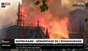 La dernière phase de la délicate opération de démontage de l'échafaudage de la flèche de Notre-Dame de Paris débute aujourd’hui - VIDEO
