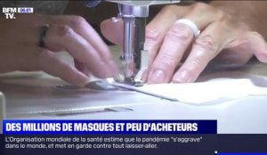 Des entreprises françaises souhaitent que l'État rachète leur surproduction de masques