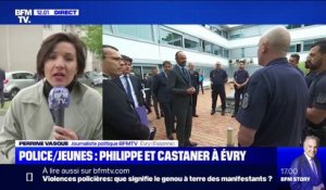 Édouard Philippe et Christophe Castaner en déplacement à Evry ce mardi pour rencontrer des policiers et des jeunes de la ville