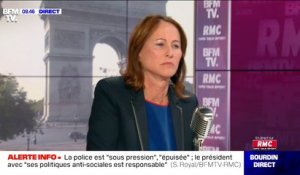 Pour Ségolène Royal, "la police est mise sous pression par un gouvernement qui mène des politiques anti-sociales"