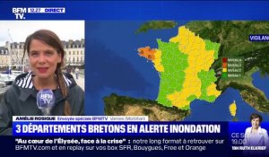 Pluie-inondation: 3 départements bretons en alerte