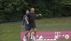 Bayern - Arjen Robben invité surprise de l'entraînement