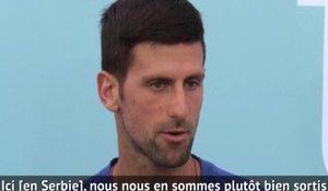 Adria Tour - Djokovic : "Hâte de rejouer"