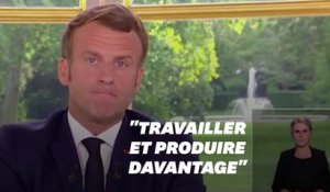 Macron refuse d'augmenter les impôts, la France devra "travailler davantage"