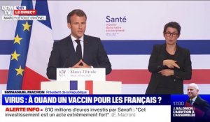 Emmanuel Macron: "Dès jeudi: nous lancerons une initiative de relocalisation de certaines productions"