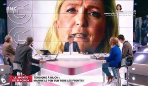 Le monde de Macron : Tensions à Dijon, Marine Le Pen sur tous les fronts ! – 17/06