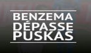 Real Madrid - Benzema dépasse Puskas !