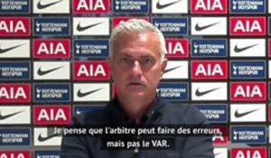 30e j. - Mourinho : "Très contrarié" par l'arbitrage