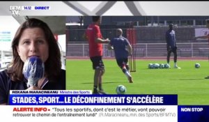 Roxana Maracineanu: "5000 personnes dans les stades, c'est la jauge maximale qui est autorisée en Europe"