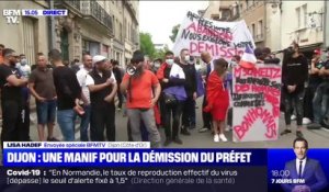 À Dijon, des manifestants réclament la démission du préfet