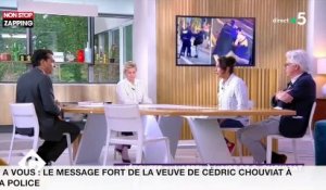 C à Vous : le message fort de la veuve de Cédric Chouviat à la police (vidéo)
