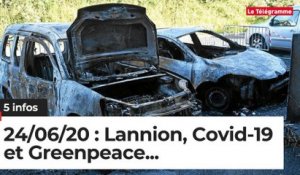 Lannion, Covid-19 et Greenpeace... Cinq infos bretonnes du 24 juin