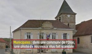 Municipales : dans une commune de l'Oise, une photo de nouveaux élus fait scandale