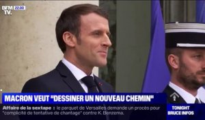 Dans une interview à la presse quotidienne régionale, Emmanuel Macron promet "un nouveau chemin"