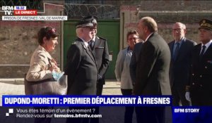 Éric Dupond-Moretti, nouveau ministre de la Justice, est arrivé à la prison de Fresnes pour son premier déplacement