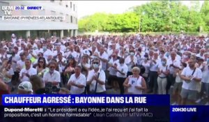 Chauffeur agressé: la foule réunie à Bayonne pour une marche blanche