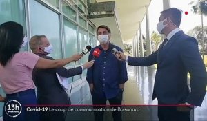 Covid-19 : le coup de communication de Bolsonaro