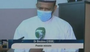 ORTM - Le Premier ministre Dr Boubou CISSE visite les locaux de l’ORTM  victime des actes de vandalisme