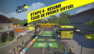 Tour de France Virtuel 2020 - Etape 4 - Résumé