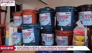 Lutte contre la Covid-19 : Activa Fondation Groupe remet des kits sanitaires à deux groupes scolaires de Yopougon