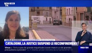 La justice suspend le reconfinement d'une zone de Catalogne en Espagne